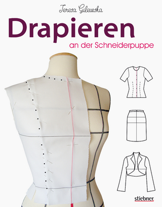 Schnittkonstruktion in der Mode. Drapieren an der Schneiderpuppe.