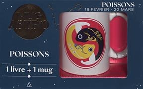 Poissons (19 f&eacute;vrier-20 mars) : 1 livre + 1 mug