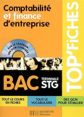 Comptabilit&eacute; et finance d'entreprise bac terminale STG -  Jean-Marc Alran,  St&eacute;phane Le Gars,  Philippe Louchet