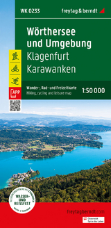 W&ouml;rthersee und Umgebung, Wander-, Rad- und Freizeitkarte 1:50.000, freytag & berndt, WK 0233