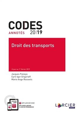 Droit des transports 2019 - Cyril-Igor Grigorieff, JACQUES PUTZEYS,  ROSSEE