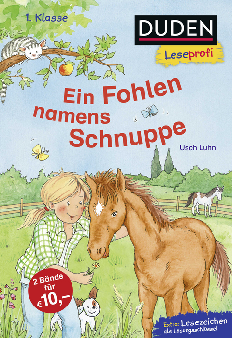 Duden Leseprofi – Ein Fohlen namens Schnuppe, 1. Klasse | Leseprofis – EIN FOHLEN NAMENS SCHNUPPE, 1. Klasse - Usch Luhn