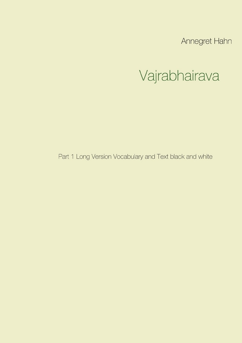 Vajrabhairava - Annegret Hahn