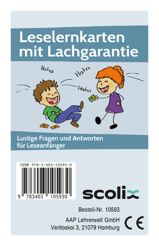 Leselernkarten mit Lachgarantie