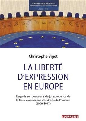 La libert&eacute; d'expression en Europe : regards sur douze ann&eacute;es de jurisprudence de la Cour europ&eacute;enne des droits de l'h... - Christophe Bigot