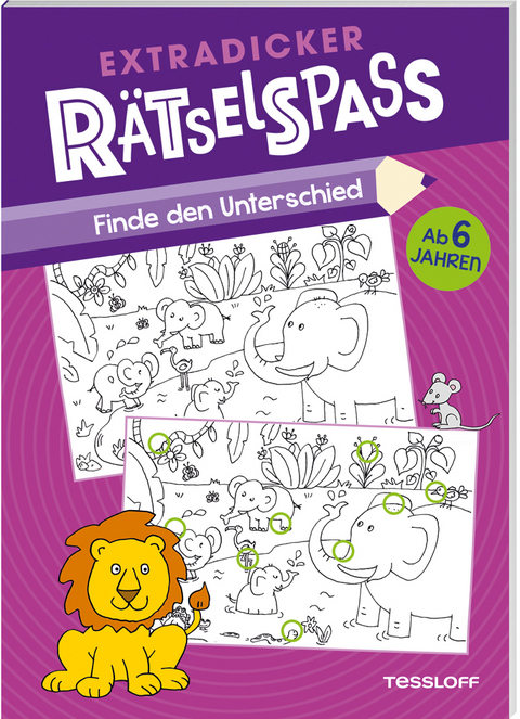 Extradicker R&auml;tselspa&szlig;. Finde den Unterschied