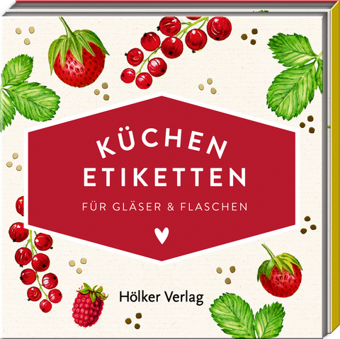 Küchenetiketten - Rote Beeren