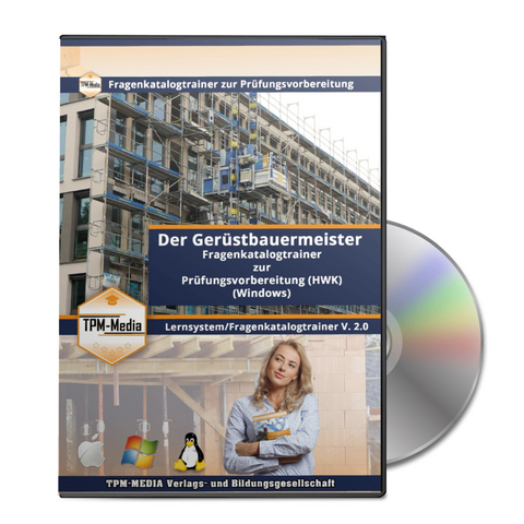 Ger&uuml;stbauermeister (m/w/d) Lerntrainer mit &uuml;ber 3300 Lern-/Pr&uuml;fungsfragen - Thomas Mueller