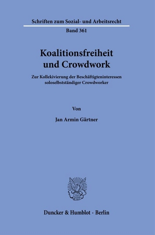 Koalitionsfreiheit und Crowdwork.