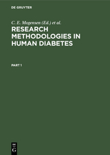 Research Methodologies in Human Diabetes. Part 1