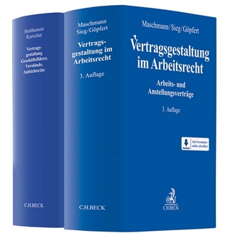 Bundle Holthausen/Kurschat, Vertragsgestaltung für Geschäftsführer, Vorstände und Aufsichtsräte + Maschmann/Sieg/Göpfert, Vertragsgestaltung im Arbeitsrecht