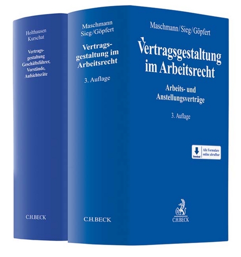 Bundle Holthausen/Kurschat, Vertragsgestaltung f&uuml;r Gesch&auml;ftsf&uuml;hrer, Vorst&auml;nde und Aufsichtsr&auml;te + Maschmann/Sieg/G&ouml;pfert, Vertragsgestaltung im Arbeitsrecht
