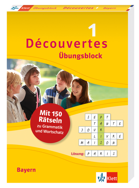 D&eacute;couvertes 1 Bayern (ab 2017) - &Uuml;bungsblock zum Schulbuch