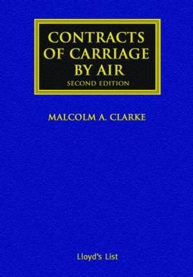 Contracts of Carriage by Air