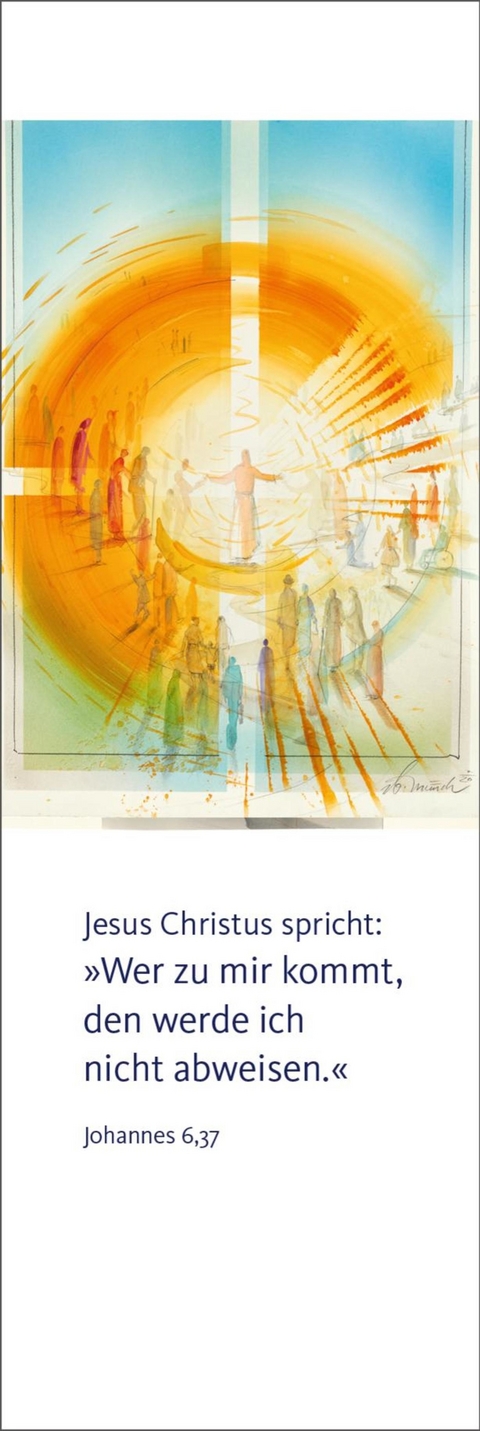 Jahreslosung M&uuml;nch 2022 - Lesezeichen (10er-Set) - Eberhard M&uuml;nch