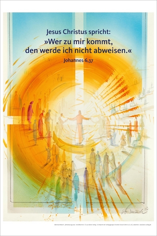 Jahreslosung Münch 2022, Kunstdruck 40 x 60