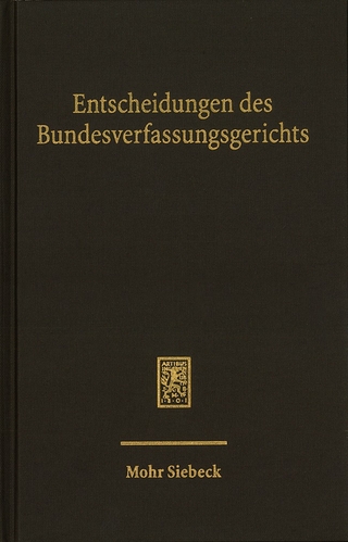 Entscheidungen des Bundesverfassungsgerichts (BVerfGE)