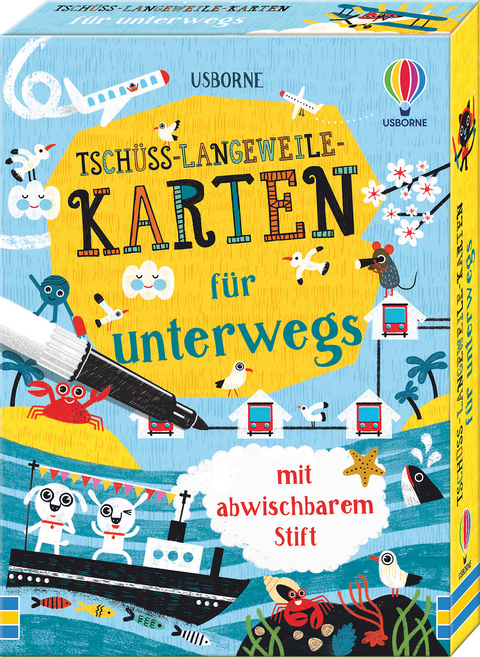 Tsch&uuml;ss-Langeweile-Karten f&uuml;r unterwegs - Lucy Bowman