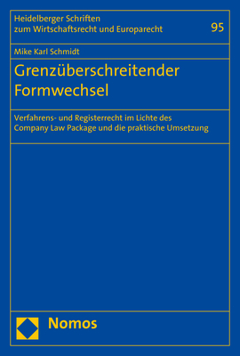 Grenz&uuml;berschreitender Formwechsel - Mike Karl Schmidt