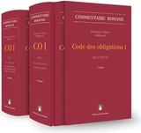 Code des obligations I - Thévenoz, Luc; Werro, Franz; Aubert, David; Baddeley, Margareta; Barbey, Richard; Baruh, Erol; Benoit, Edouard; Bohnet, François; Bovet, Christian; Braidi, Guillaume; Campi, Arnaud; Cardinaux, Basile; Dietschy-Martenet, Patricia; Donatiello, Giuseppe; Dreyer, Dominique; Flegbo-Berney, Marie; Foëx, Bénédict; Guillod, Olivier; Héritier Lachat, Anne; Hohl, Fabienne; Hulliger, Lyuska; Chaix, François; Chappuis, Benoît; Chappuis, Christine; Cherpillod, Ivan; Jaccard, Michel; Jeandin, Nicolas; Lachat, David; Lempen, Karine; Loertscher, Denis; Marchand, Sylvain; Martin-Rivara, Irène; Meier, Anne; Meier, Philippe; Mooser, Michel; Morin, Ariane; Nussbaumer, Arnaud; Ordolli, Geneviève; Pannatier Kessler, Delphine; Perrenoud, Stéphanie; Perritaz, Vincent; Pichonnaz, Pascal; Piotet, Denis; Probst, Thomas; Rayroux, François; Richa, Alexandre; Romy, Isabelle; Roncoroni (†), Giacomo; Seiler, Zoé; Schmidlin, Bruno; Stauder, Hildegard; Stauder (†), Bernd; Steffen, Gabrielle; Tedjani, Mehdi; Tevini, Silvia; Thévenoz, Luc; Tolou, Alborz; Venturi, Silvio; von Planta, Andreas; Vulliéty, Jean-Paul; Werra, Jacques de; Werro, Franz; Winiger, Bénédict; Witzig, Aurélien; Xoudis, Julia; Zein, Bassem; Zen-Ruffinen, Marie-Noëlle