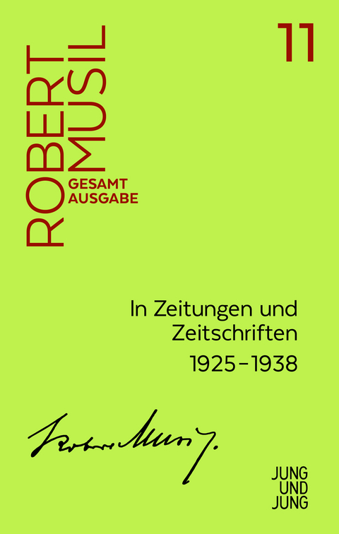 In Zeitungen und Zeitschriften III - Robert Musil