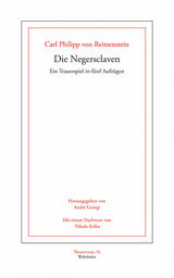 Die Negersclaven - Carl Philipp von Reitzenstein