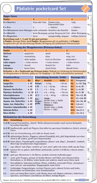 Pädiatrie pocketcard Set