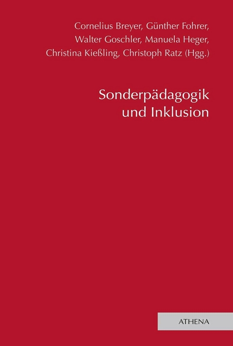 Sonderp&auml;dagogik und Inklusion - 