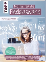 Vorlagenmappe Kreidemarker Motive f&uuml;r die Plexiglaswand - Kim Hoss