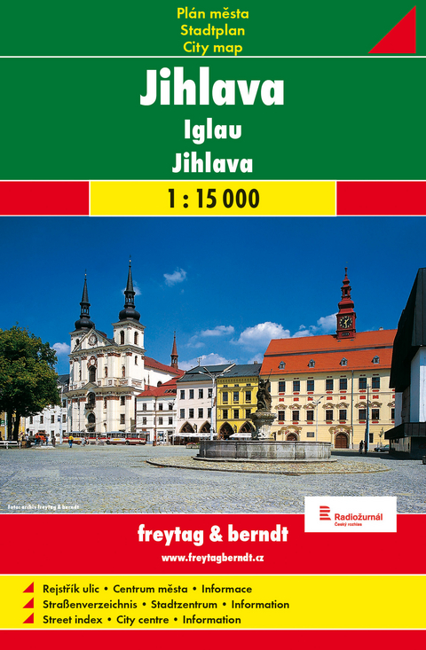 Jihlava / Iglau (Stadtplan 1:15.000)