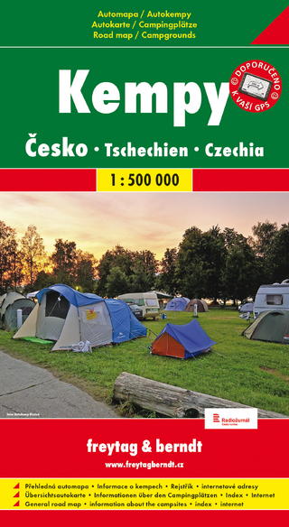 Tschechien - Campingplätze (1:500.000, Softcover)