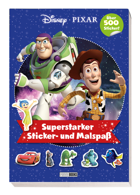 Disney PIXAR: Superstarker Sticker- und Malspa&szlig; -  Panini