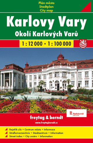 Karlovy Vary / Karlsbad (Stadtplan 1:12.000)