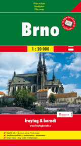 Brno / Br&uuml;nn (Stadtplan 1:20.000)