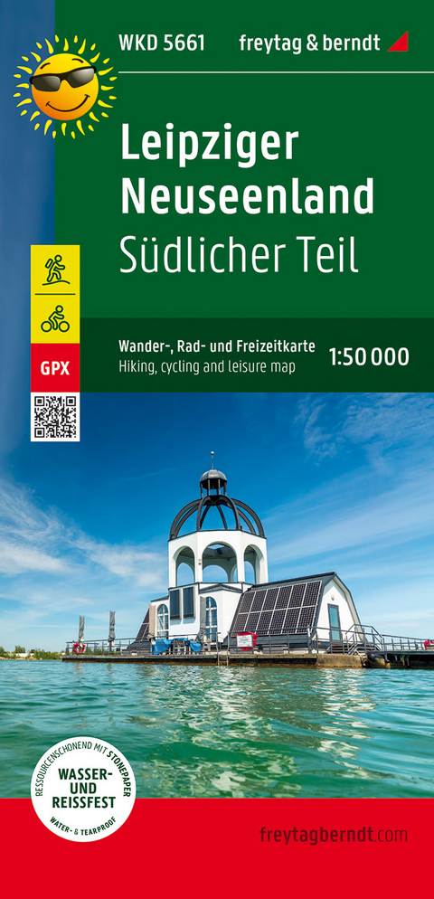 Leipziger Neuseenland - S&uuml;dlicher Teil, Wander-, Rad- und Freizeitkarte 1:50.000, freytag & berndt, WKD 5661