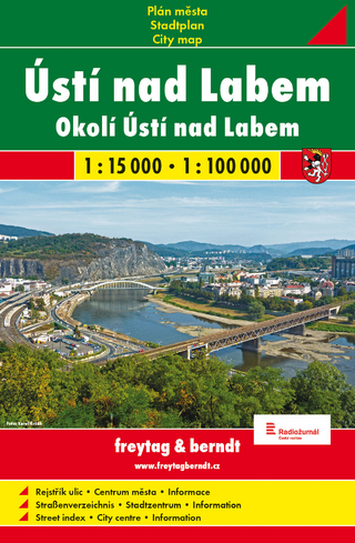 Ústí nad Labem / Aussig (Stadtplan 1:15.000)