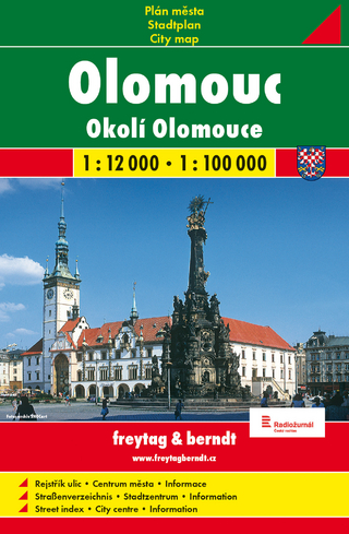 Olomouc / Olmütz (Stadtplan 1:12.000)