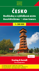 Tschechien - Aussichtst&uuml;rme (Autokarte 1:500.000, Hardcover)