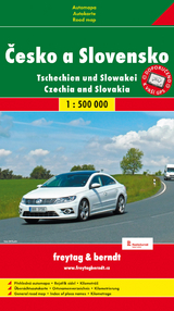Tschechien, Slowakei (Autokarte 1:500.000, Hardcover)