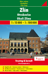 Zl&iacute;n + Otrokovice / Zlin + Otrokowitz (Stadtplan 1:15.000)