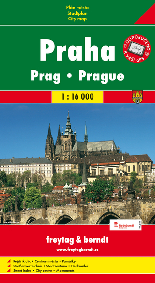 Praha / Prag (Stadtplan 1:16.000)