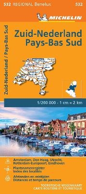 Netherlands South - Michelin Regional Map 532