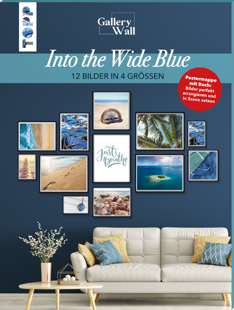 Gallery Wall "Into The Wide Blue". 12 Bilder in 4 Gr&ouml;&szlig;en - Frederike Treu