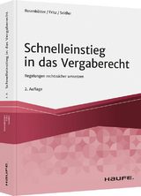 Schnelleinstieg in das Vergaberecht - Annette Rosenkötter, Aline Fritz, Anne-Carolin Seidler