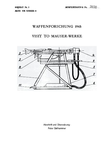 Waffenforschung 1945 - Peter Dallhammer