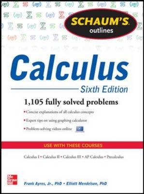 Schaum's Outline of Calculus, 6th Edition