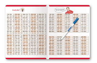 Ich übe alle Subtraktionsaufgaben im Zahlenraum bis 20 mit Stift