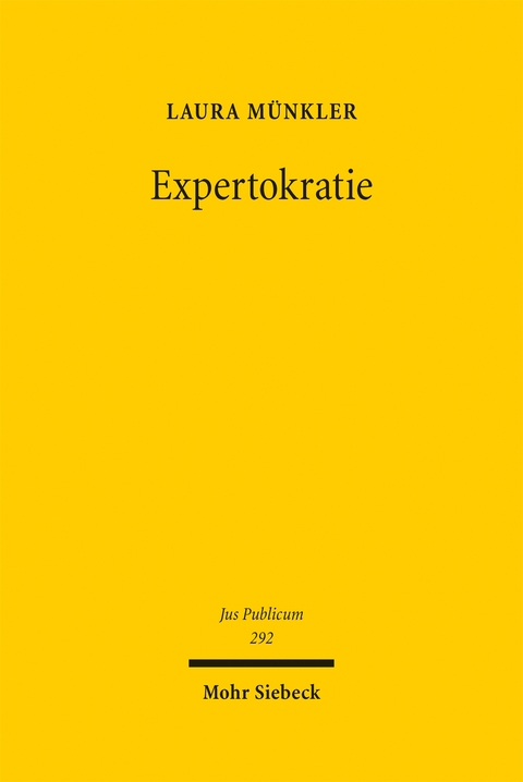 Expertokratie - Laura M&uuml;nkler