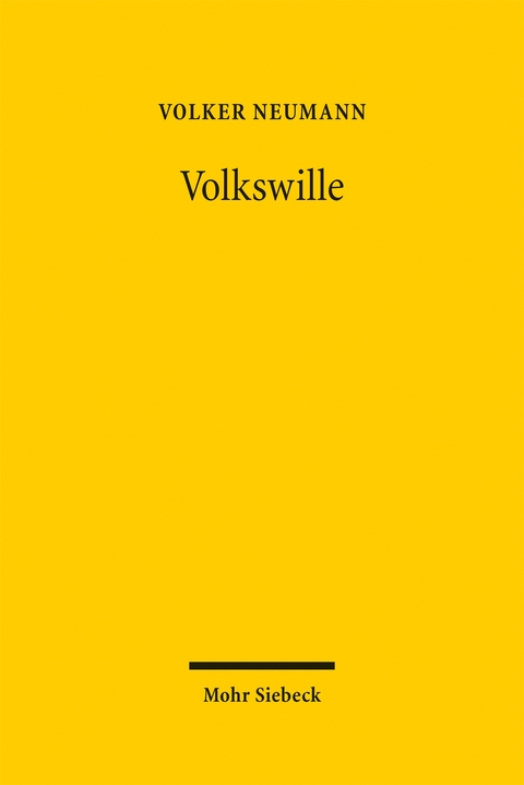 Volkswille - Volker Neumann
