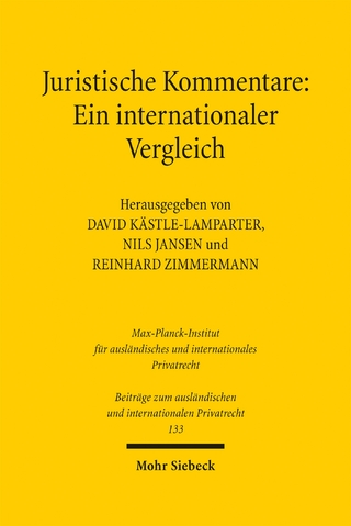 Juristische Kommentare: Ein internationaler Vergleich